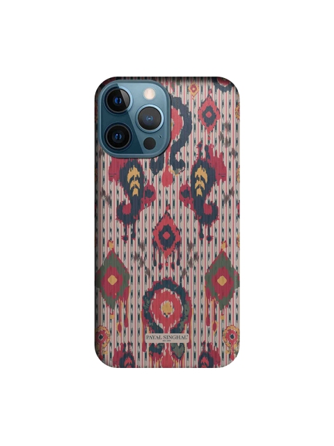

macmerise Pink & Green Ikat Tribe iPhone 12 Pro Max Back Case