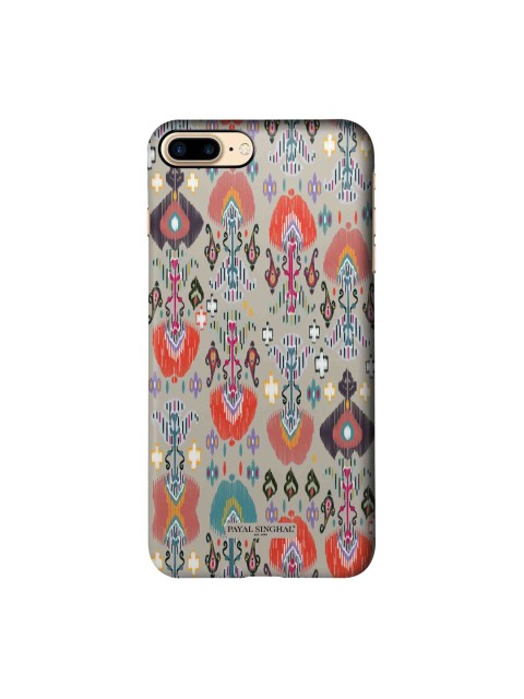 

macmerise Orange & Blue Printed Ikat Garden Sleek iPhone 7 Plus Back Case