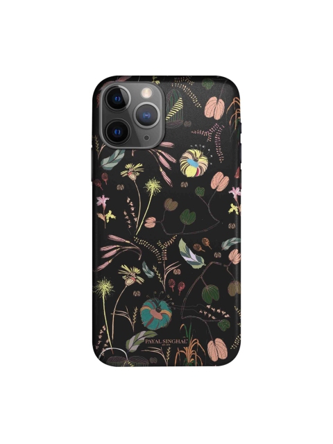 

macmerise Black & Green Printed iPhone 11 Pro Max Sleek Back Case