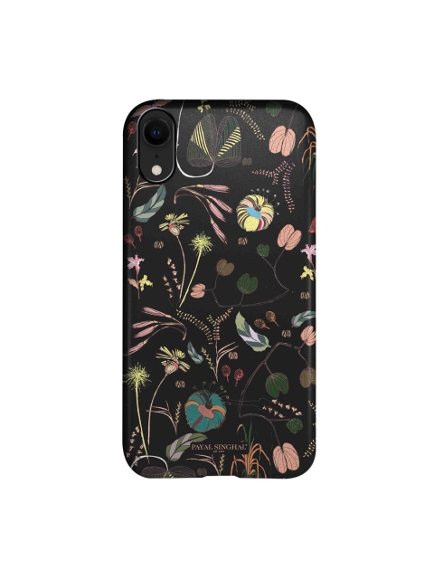 

macmerise Black & Green Printed Sleek iPhone XR Back Case