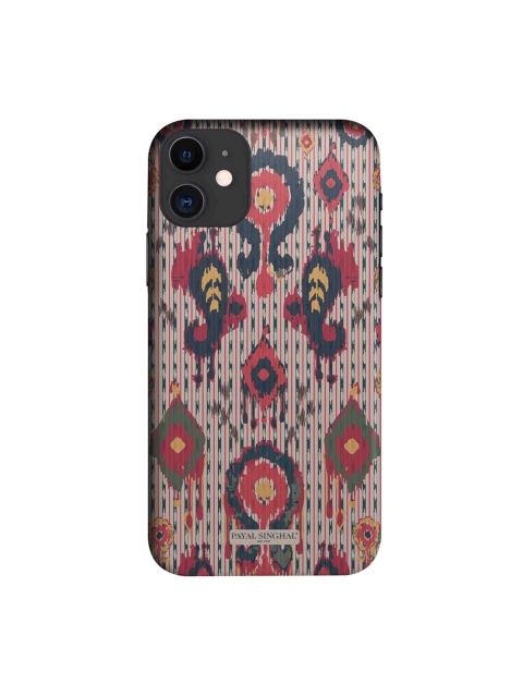 

macmerise Pink & Blue Ikat Tribe iPhone 11 Back Case