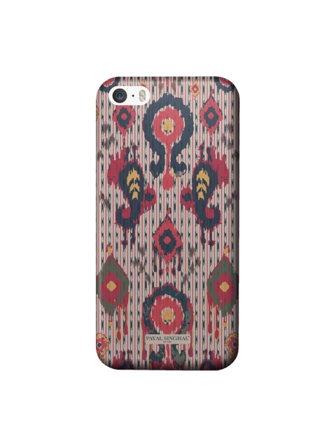 

macmerise Pink & Blue Patterned iPhone SE Sleek Back Case