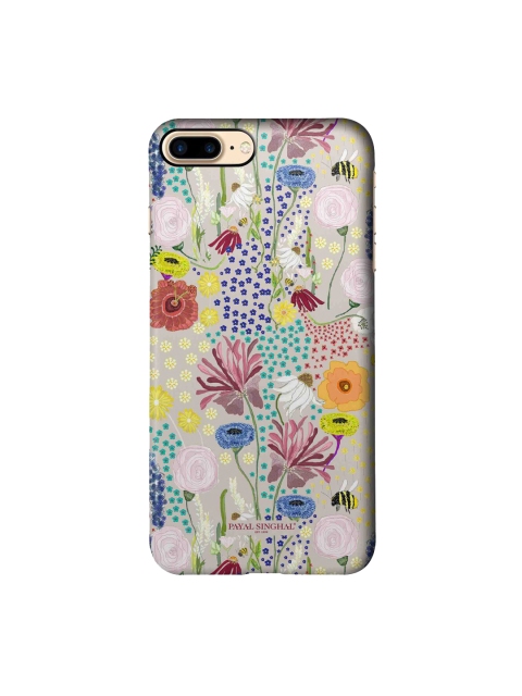 

macmerise Grey & Blue Bee Garden Stone iPhone 7 Plus Back Case