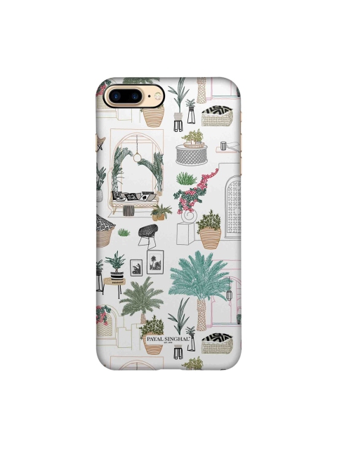 

Macmerise White & Black Printed Plastic iPhone 8 Plus Back Case