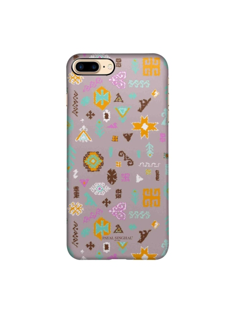 

macmerise Purple & Orange Bandhani Kilim iPhone 8 Plus Back Case