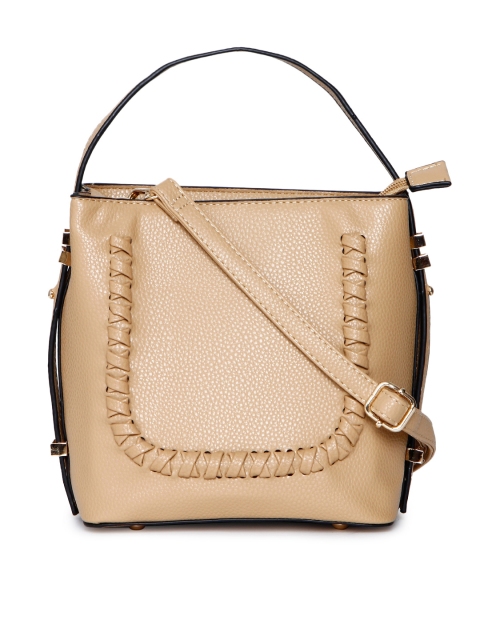

Mast & Harbour Beige Textured & Woven Handbag