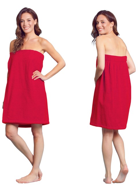 

Trident Women Burgundy 450 GSM Cotton Bath Wrap