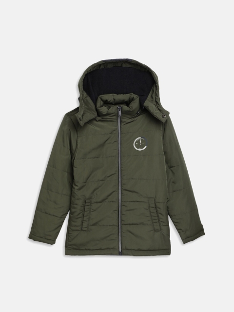 

Octave Boys Olive Green Padded Jacket