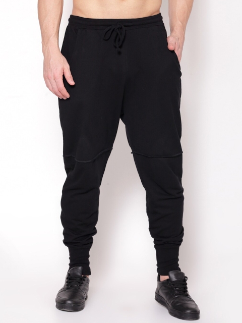 

I Am Animal Men Black Organic Cotton Loose Fit Storm Joggers