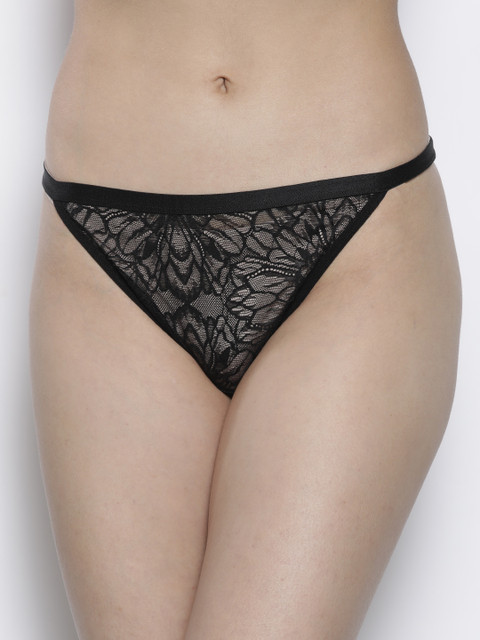 

DeFacto Women Black Lace Bikini Briefs