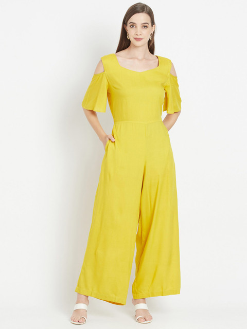 

Purple State Yellow Basic Jumpsuit