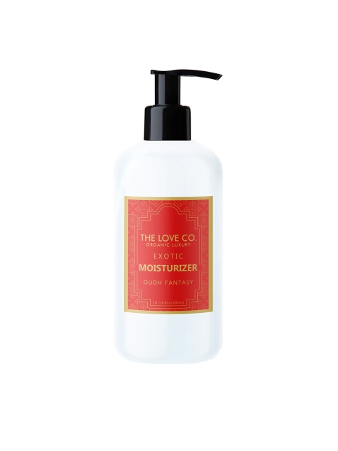 

THE LOVE CO. Black Rose & Oudh Body Moisturizer 300ml, White
