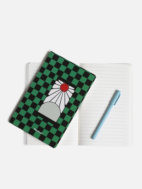 

Bewakoof Black & Green Symbols Notebook