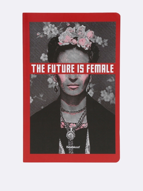 

Bewakoof Adult Red & Black Future Is Female Notebooks