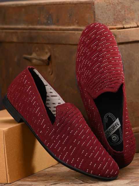 

AfroJack Men Red Loafers