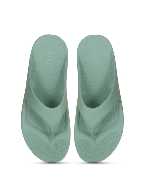 

Doubleu Women Sea Green Rubber Thong Flip-Flops