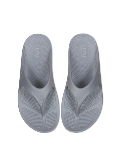 

Doubleu Women Grey Rubber Thong Flip-Flops
