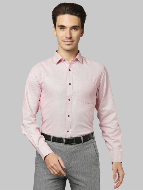 

Park Avenue Men Coral Red Formal Shirt