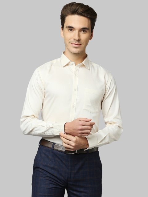

Park Avenue Men Yellow Slim Fit Formal Shirt