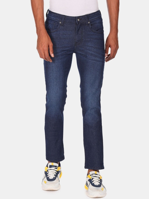 

Aeropostale Men Blue Washed Slim Fit Heavy Fade Jeans