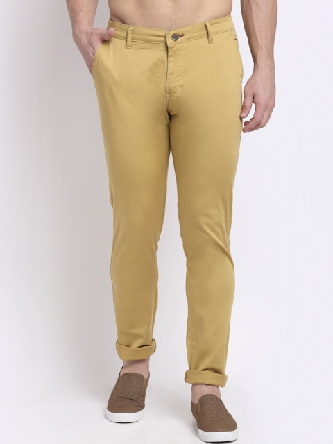 

La Mode Men Khaki Slim Fit Trousers