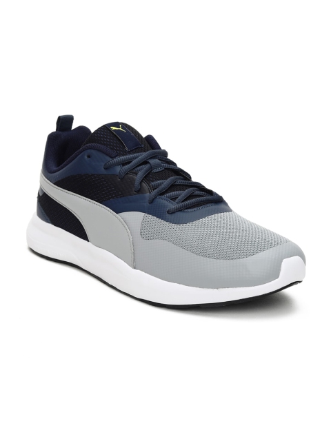

Puma Men Grey & Blue Bridge Sneakers