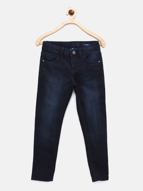 Fame Forever by Lifestyle Girls Navy Skinny Fit Mid Rise Clean Look Jeans available at myntra for Rs.479