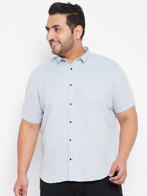 

SHOWOFF Men Orange Printed Casual Shirt