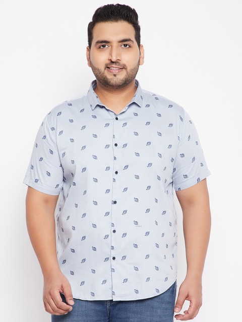 

SHOWOFF Men White Printed Casual Shirt