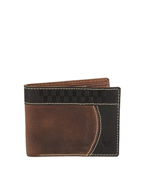 

WildHorn Men Brown Genuine Leather Wallet