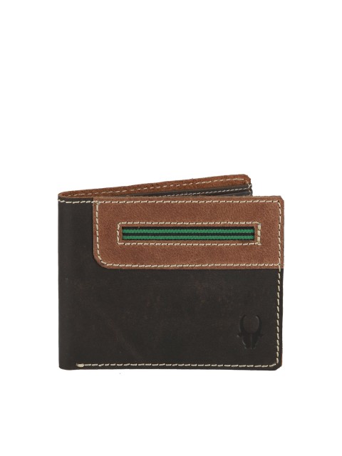 

WildHorn Men Brown Genuine Leather Wallet