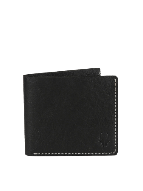 

WildHorn Men Black Genuine Leather Wallet