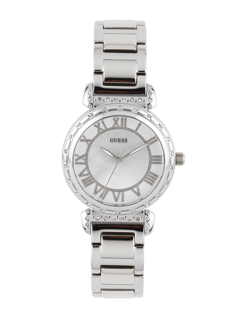 

GUESS Women White Dial Watch W0831L1