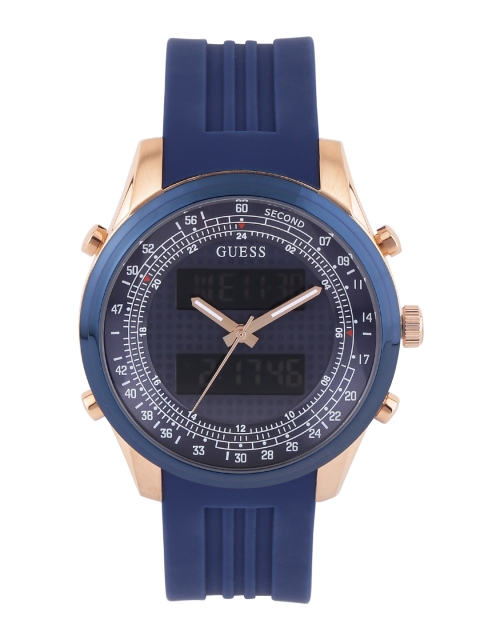 

GUESS Men Blue Analogue & Digital Watch W0862G1