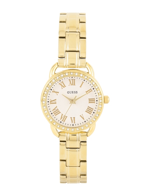 

GUESS Women Off-White Dial Watch W0837L2