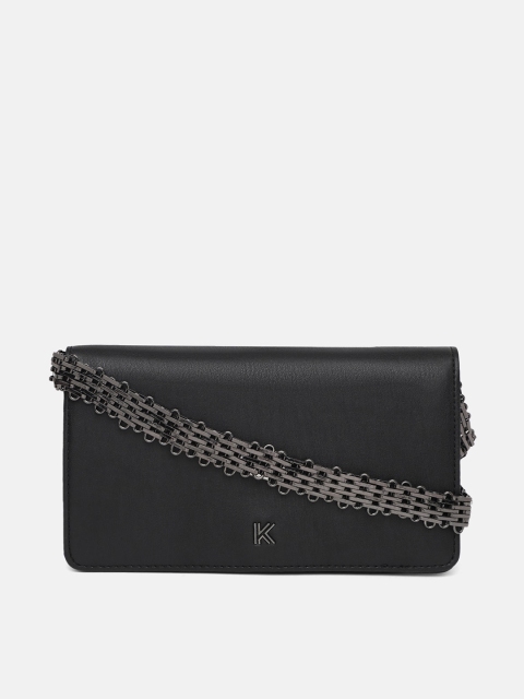 

KENDALL & KYLIE Black Structured Sling Bag