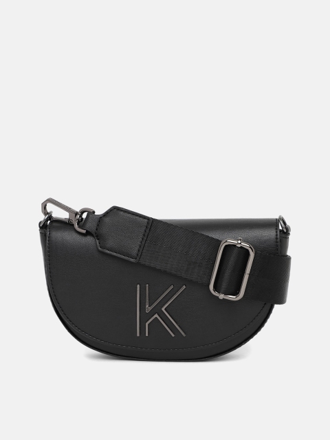 

KENDALL & KYLIE Black Structured Sling Bag