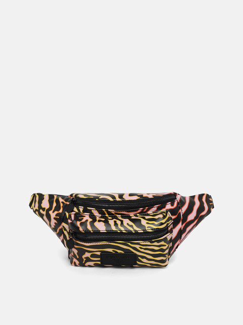 

KENDALL & KYLIE Multicoloured Animal Printed Structured Tote Bag with Tasselled, Multi