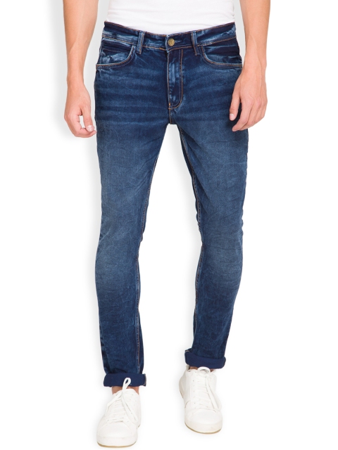 

LOCOMOTIVE Men Blue Slim Fit Mid Rise Clean Look Jeans