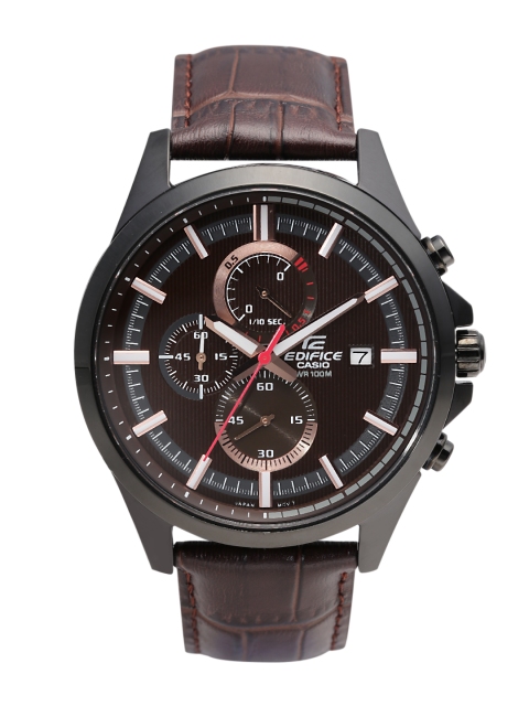 

CASIO Edifice Men Coffee Brown Dial Chronograph Watch EFV-520BL-5AVUDF - EX349