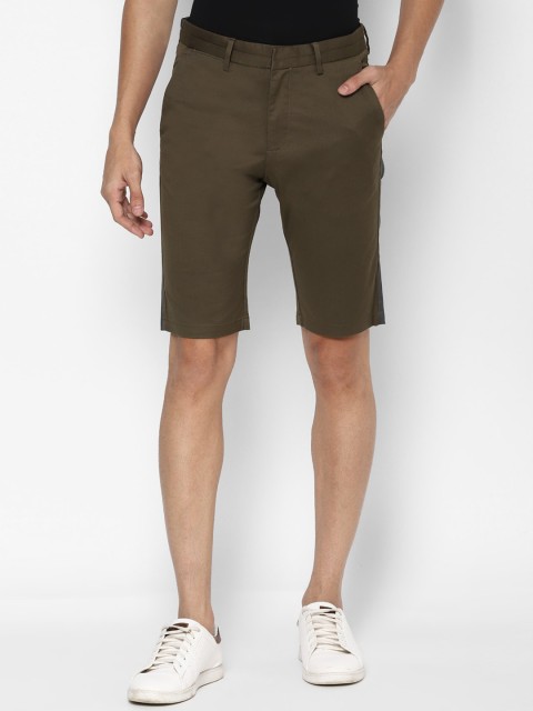

Allen Solly Men Brown Slim Fit Shorts