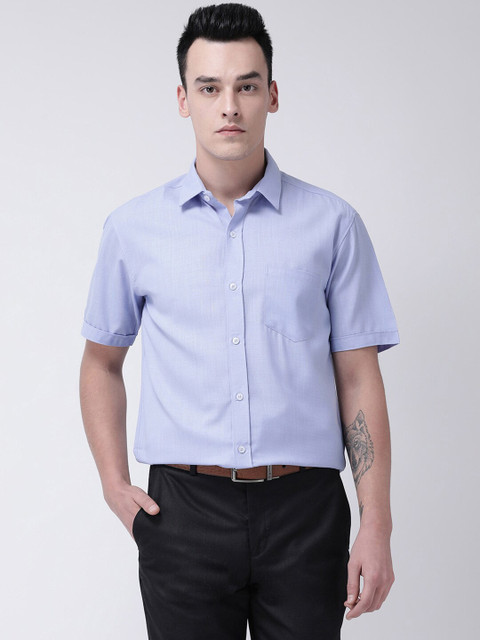

GRACIT Men Blue Smart Formal Shirt
