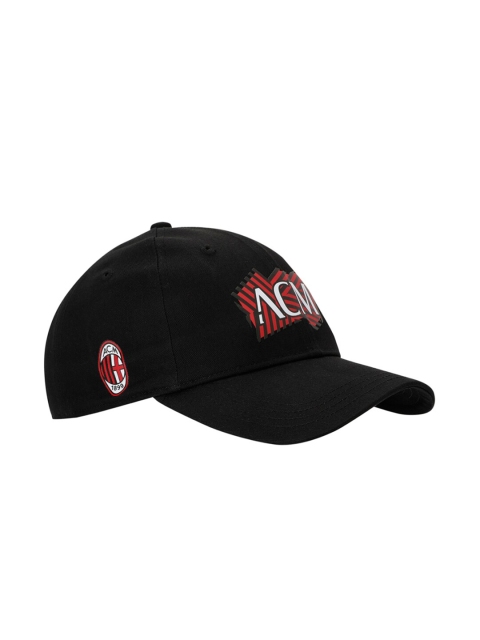 

Puma Unisex Black & Red Printed AC Milan Football Cap
