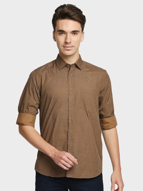 

ColorPlus Men Green Printed Casual Shirt
