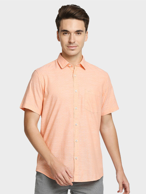 

ColorPlus Men Orange Casual Shirt