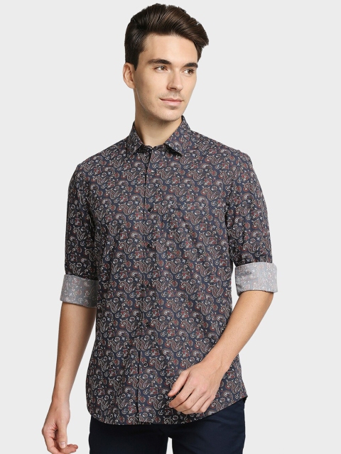 

ColorPlus Men Red Floral Printed Casual Shirt