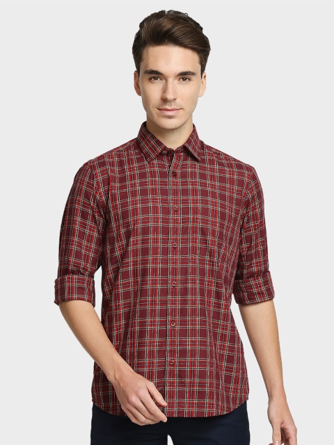 

ColorPlus Men Yellow Tartan Checks Checked Casual Shirt