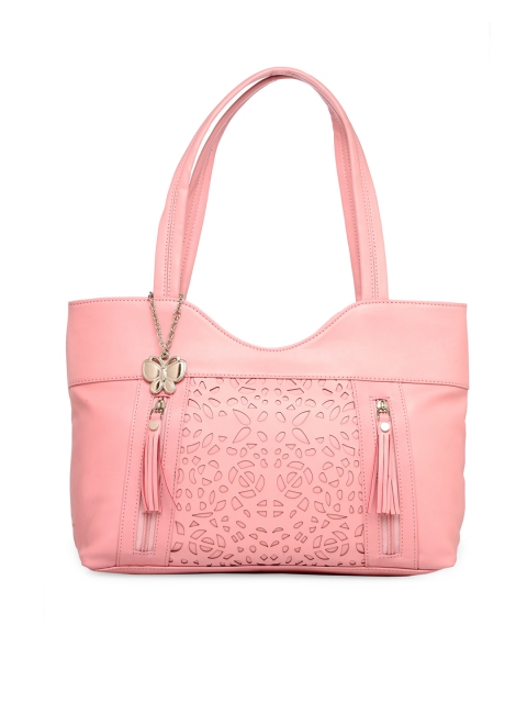 

Butterflies Pink Solid Shoulder Bag