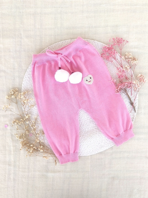 

Greendeer Kids Pink Anti-Microbial Organic Cotton Pants
