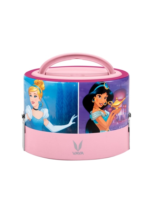 

Vaya Kids Purple & Pink Printed Stainless Steel Lunch Box